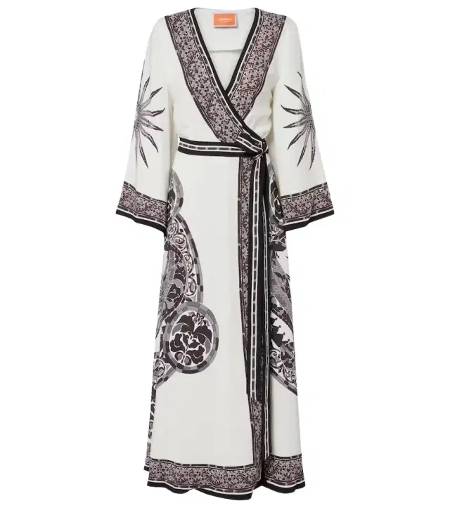 La DoubleJ Printed wrap dress