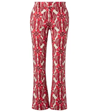 La DoubleJ 24/7 printed cotton straight pants | Thumbnail 1