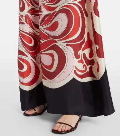 La DoubleJ Roy Phoenix silk twill maxi dress | Thumbnail 4