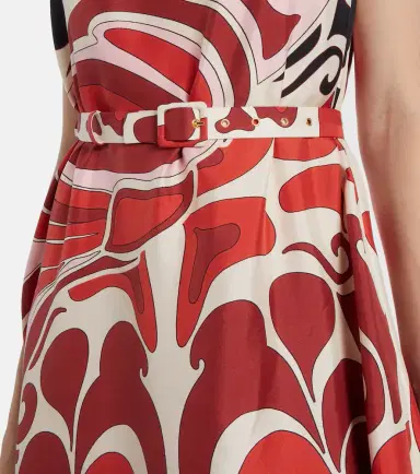 La DoubleJ Roy Phoenix silk twill maxi dress | Thumbnail 6