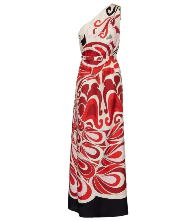 La DoubleJ Roy Phoenix silk twill maxi dress