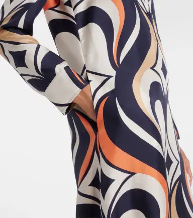 La DoubleJ Chemise Swing printed silk shirt dress | Thumbnail 3 La DoubleJ Chemise Swing printed silk shirt dress | Thumbnail 3