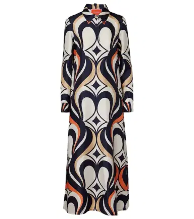 La DoubleJ Chemise Swing printed silk shirt dress | Thumbnail 1 La DoubleJ Chemise Swing printed silk shirt dress | Thumbnail 1