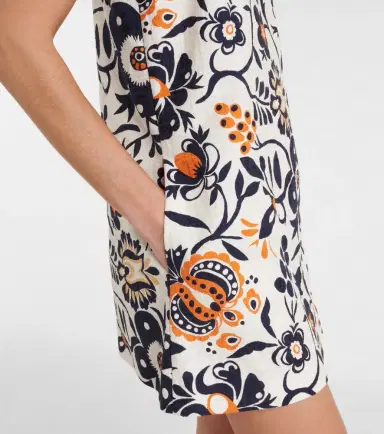 La DoubleJ Racer printed cotton poplin minidress | Thumbnail 2