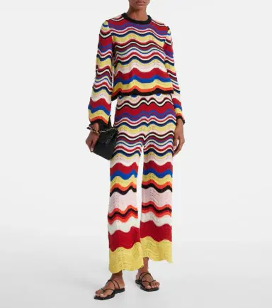 La DoubleJ Chevron crochet cotton top | Thumbnail 5