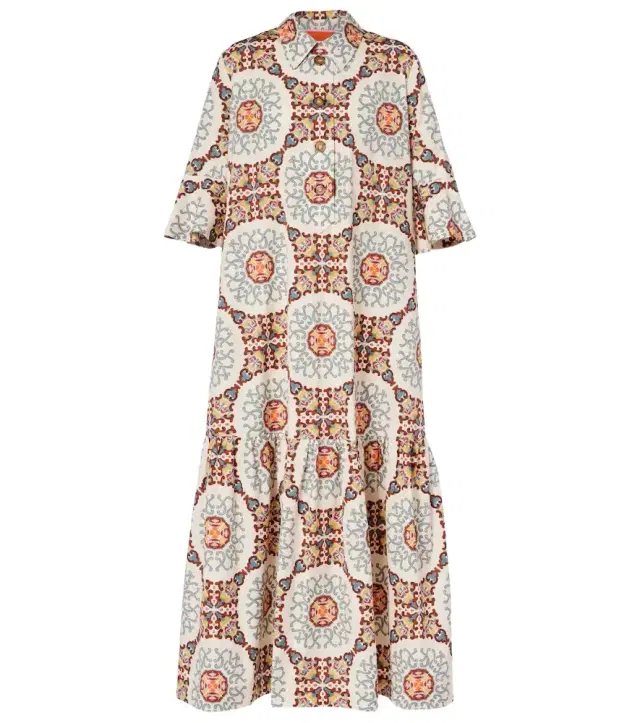 La DoubleJ Artemis printed cotton poplin shirt dress