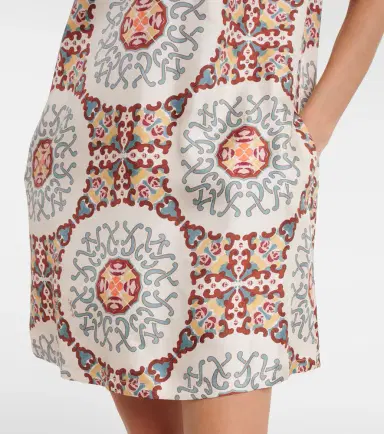 La DoubleJ Swing printed silk satin minidress | Thumbnail 3