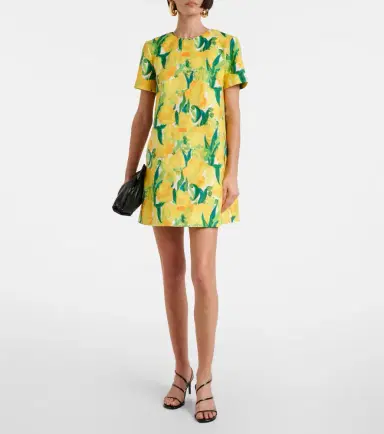 La DoubleJ Swing printed cotton minidress | Thumbnail 3