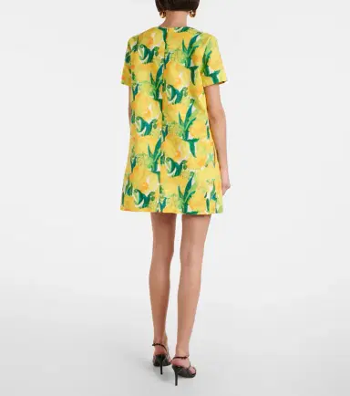 La DoubleJ Swing printed cotton minidress | Thumbnail 4