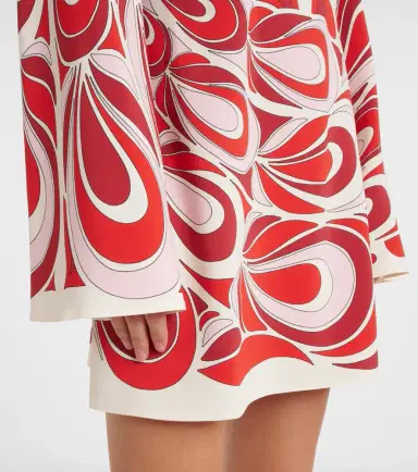 La DoubleJ Supremes printed satin minidress | Thumbnail 2