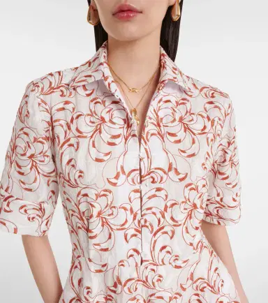 La DoubleJ San Pietro printed shirt dress | Thumbnail 2