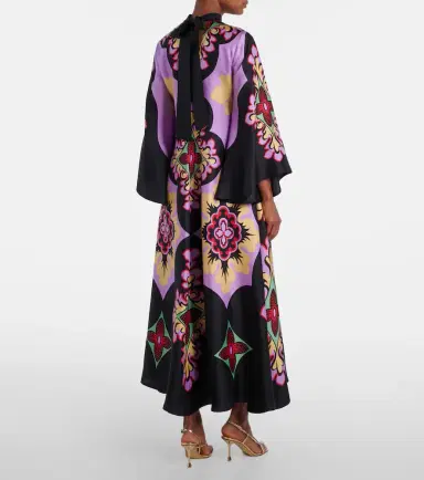 La DoubleJ Palazzo Placée silk twill maxi dress | Thumbnail 2