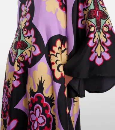 La DoubleJ Palazzo Placée silk twill maxi dress | Thumbnail 4