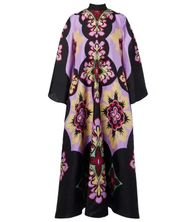 La DoubleJ Palazzo Placée silk twill maxi dress | Thumbnail 1