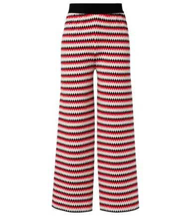 La DoubleJ Checkers knitted wide-leg pants | Thumbnail 1