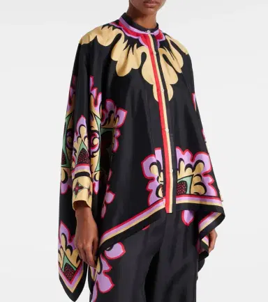La DoubleJ Foulard printed silk blouse | Thumbnail 2