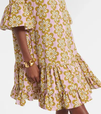 La DoubleJ Choux floral cotton poplin shirt dress | Thumbnail 2