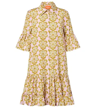 La DoubleJ Choux floral cotton poplin shirt dress | Thumbnail 1