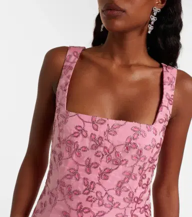 Markarian Floral sequined minidress | Thumbnail 4