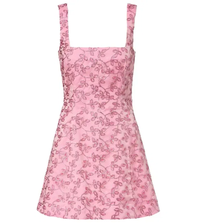 Markarian Floral sequined minidress
