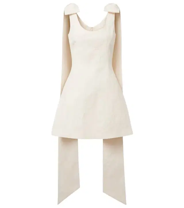Markarian Gita bow-detail brocade minidress