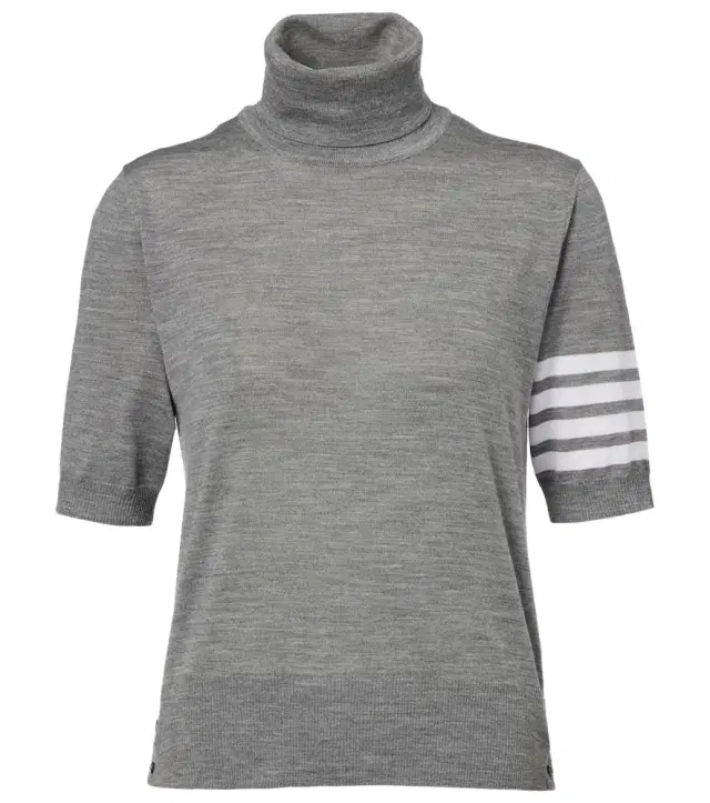 Thom Browne 4-Bar wool turtleneck sweater