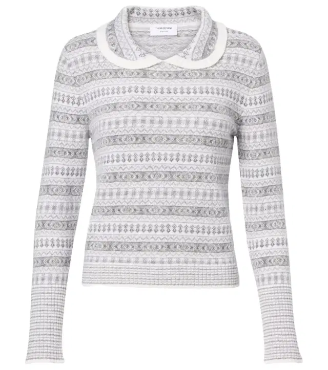 Thom Browne Fair Isle wool-blend jacquard sweater