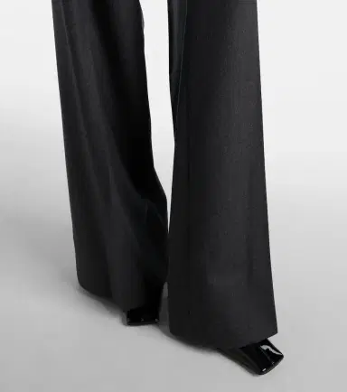 Stella McCartney Wool flannel wide-leg pants | Thumbnail 4
