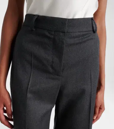 Stella McCartney Wool flannel wide-leg pants | Thumbnail 5