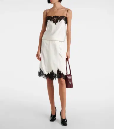 Stella McCartney Satin midi skirt | Thumbnail 2 Stella McCartney Satin midi skirt | Thumbnail 2