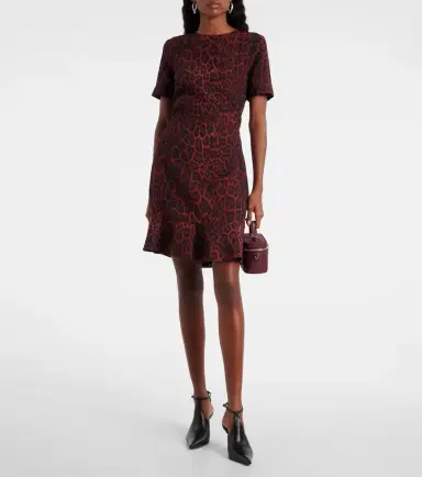 Stella McCartney Stella Iconics silk cady minidress | Thumbnail 4