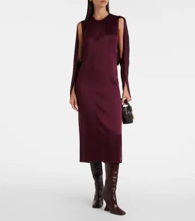 Stella McCartney Cutout satin gown | Thumbnail 2