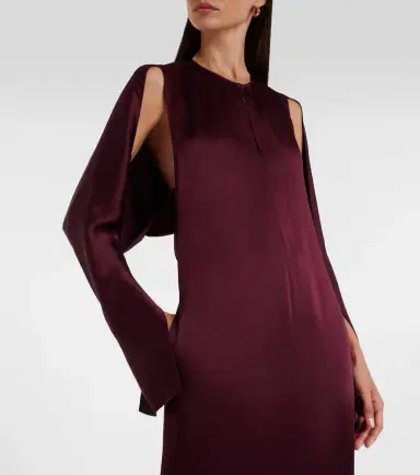 Stella McCartney Cutout satin gown | Thumbnail 4