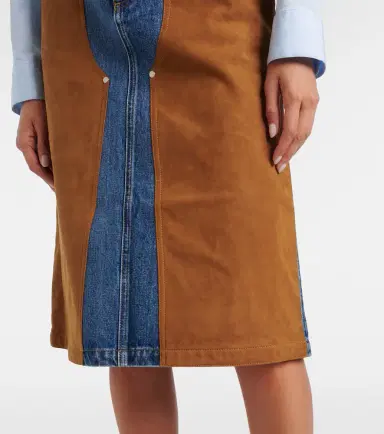 Stella McCartney Denim midi skirt | Thumbnail 6