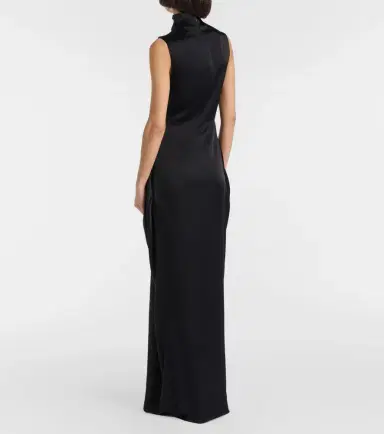 Stella McCartney Draped satin gown | Thumbnail 3