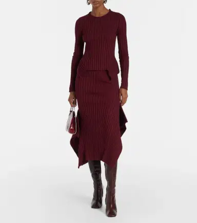 Stella McCartney Ribbed-knit cotton top | Thumbnail 2