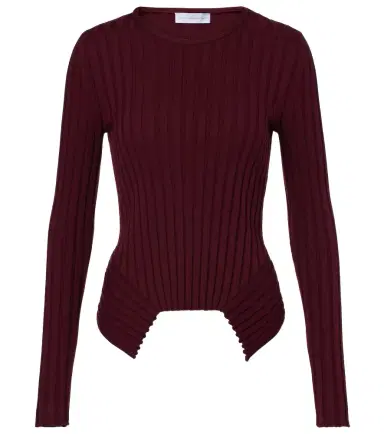 Stella McCartney Ribbed-knit cotton top | Thumbnail 1