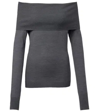 Stella McCartney Off-shoulder virgin wool top | Thumbnail 1 Stella McCartney Off-shoulder virgin wool top | Thumbnail 1