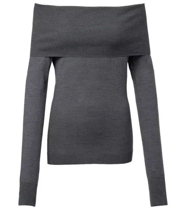 Stella McCartney Off-shoulder virgin wool top