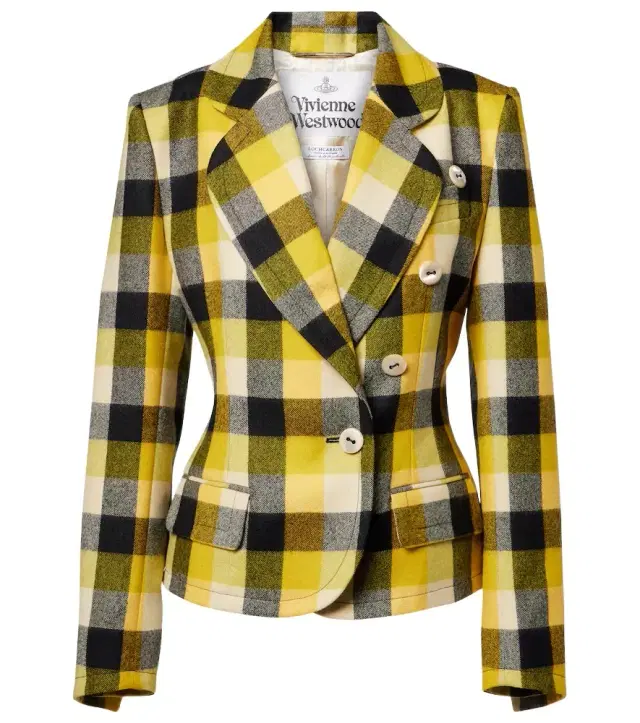 Vivienne Westwood Georgia checked virgin wool blazer