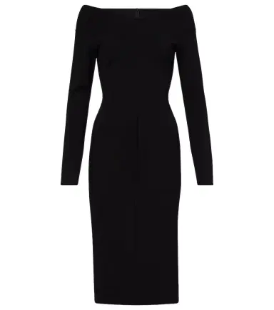 Stella McCartney Off-shoulder jersey midi dress | Thumbnail 1