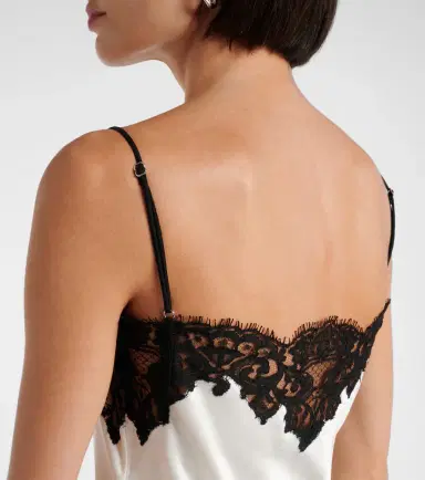 Stella McCartney Lace-trimmed satin camisole | Thumbnail 6