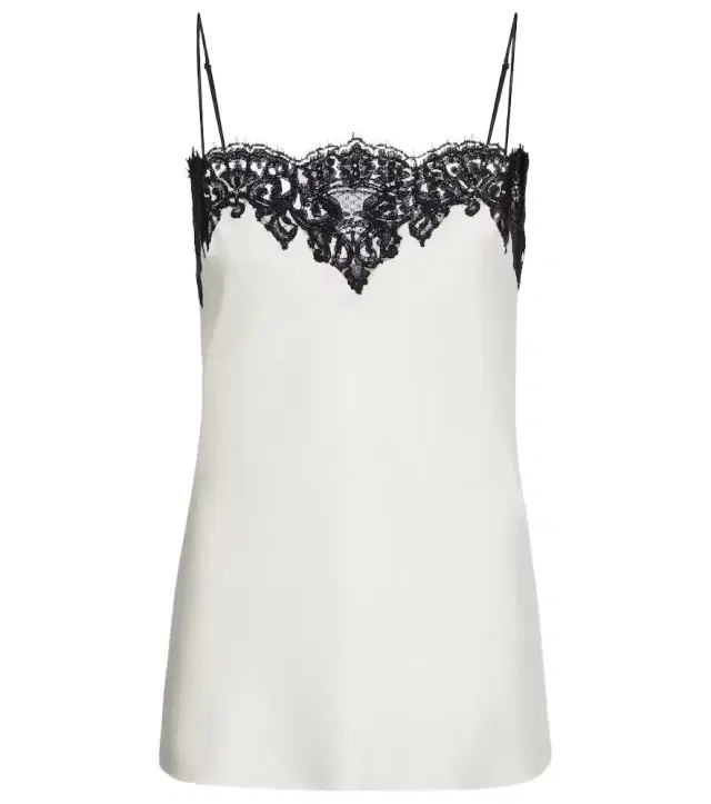 Stella McCartney Lace-trimmed satin camisole