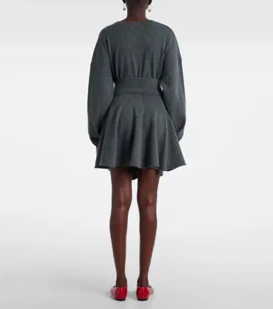 Extreme Cashmere N°379 Girl cashmere-blend miniskirt | Thumbnail 2