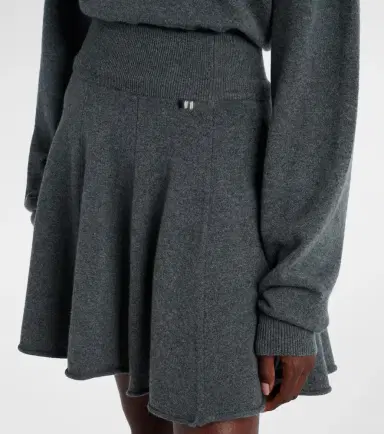 Extreme Cashmere N°379 Girl cashmere-blend miniskirt | Thumbnail 4
