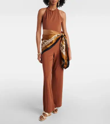Max Mara Parsec halterneck beach jumpsuit | Thumbnail 3