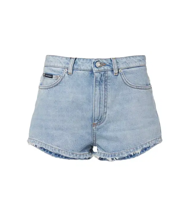 Dolce & Gabbana Frayed denim shorts