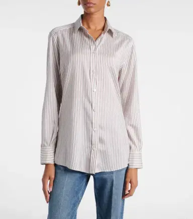 Dolce & Gabbana Striped silk shirt | Thumbnail 4