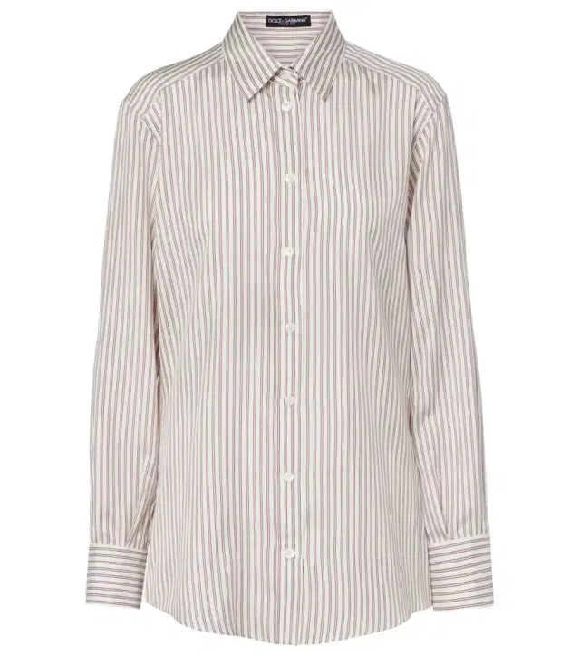 Dolce & Gabbana Striped silk shirt