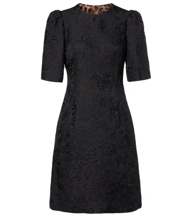 Dolce & Gabbana Cotton and silk-blend minidress